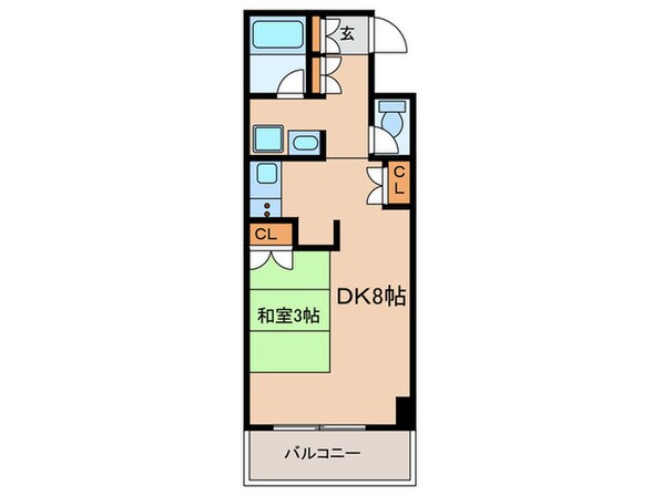 鶴舞ガーデンコートの物件間取画像